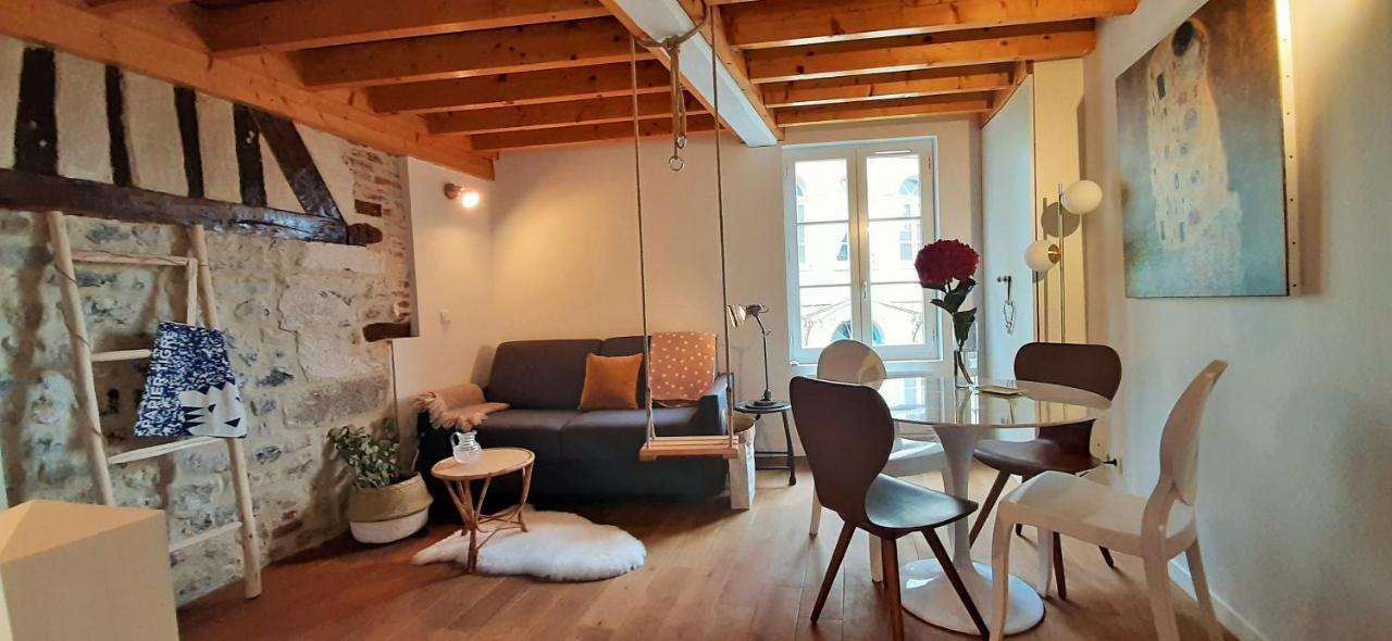 -La Maison Balancoire - Parking Prive - Coeur Historique -La Clef De Honfleur Zewnętrze zdjęcie